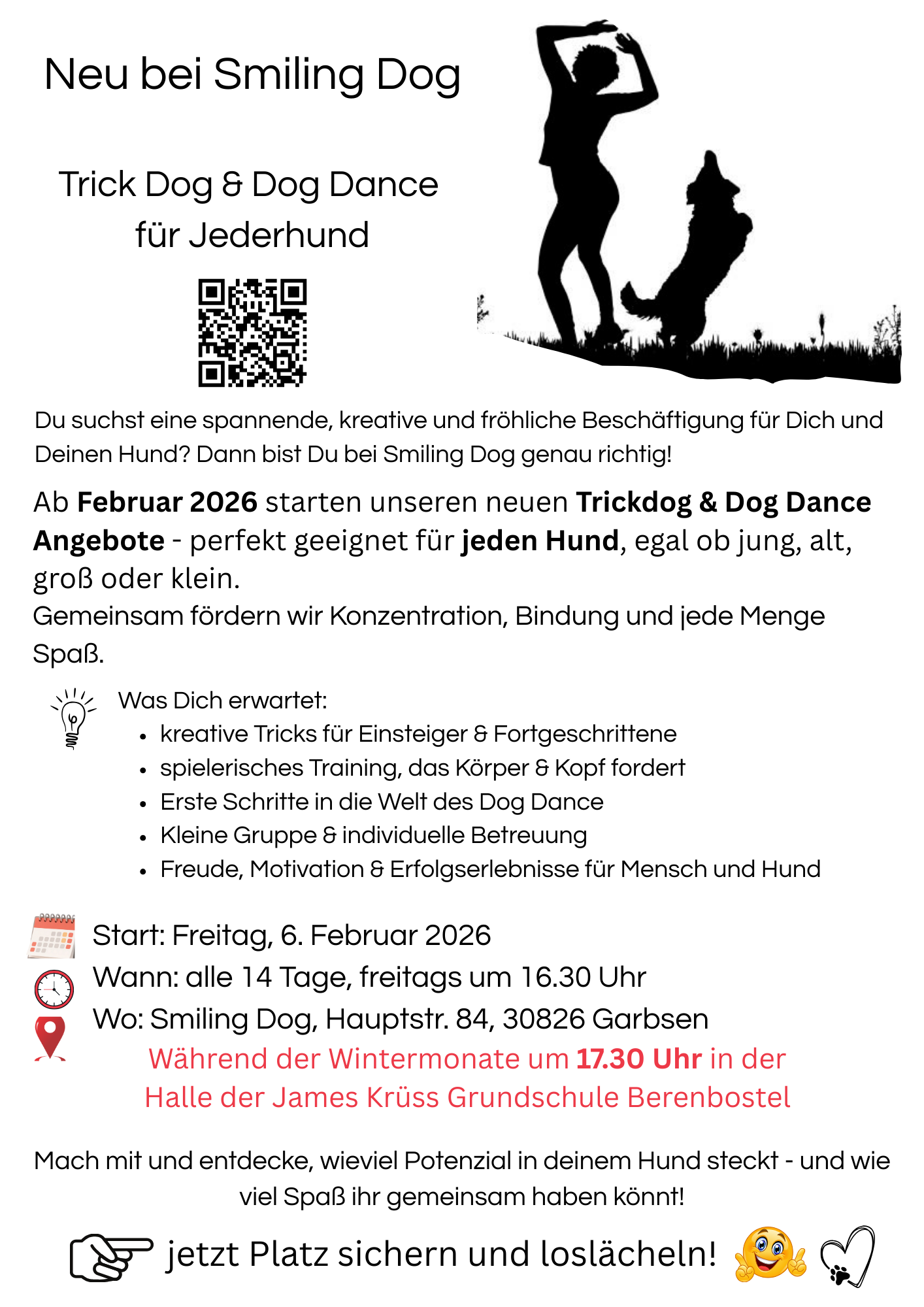 Trick Dog & Dog Dance für Jederhund - Beschäfitung für Hund und Halter(in) Hundetraining
